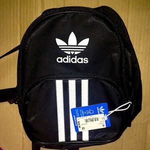 Small adidas black womens backpack (NWT)